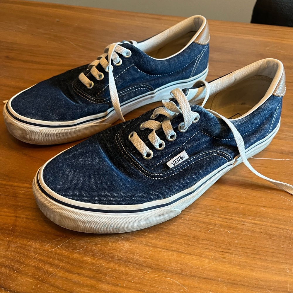 Vans Blue Denim Era 59 Sneakers - Picture 2 of 5